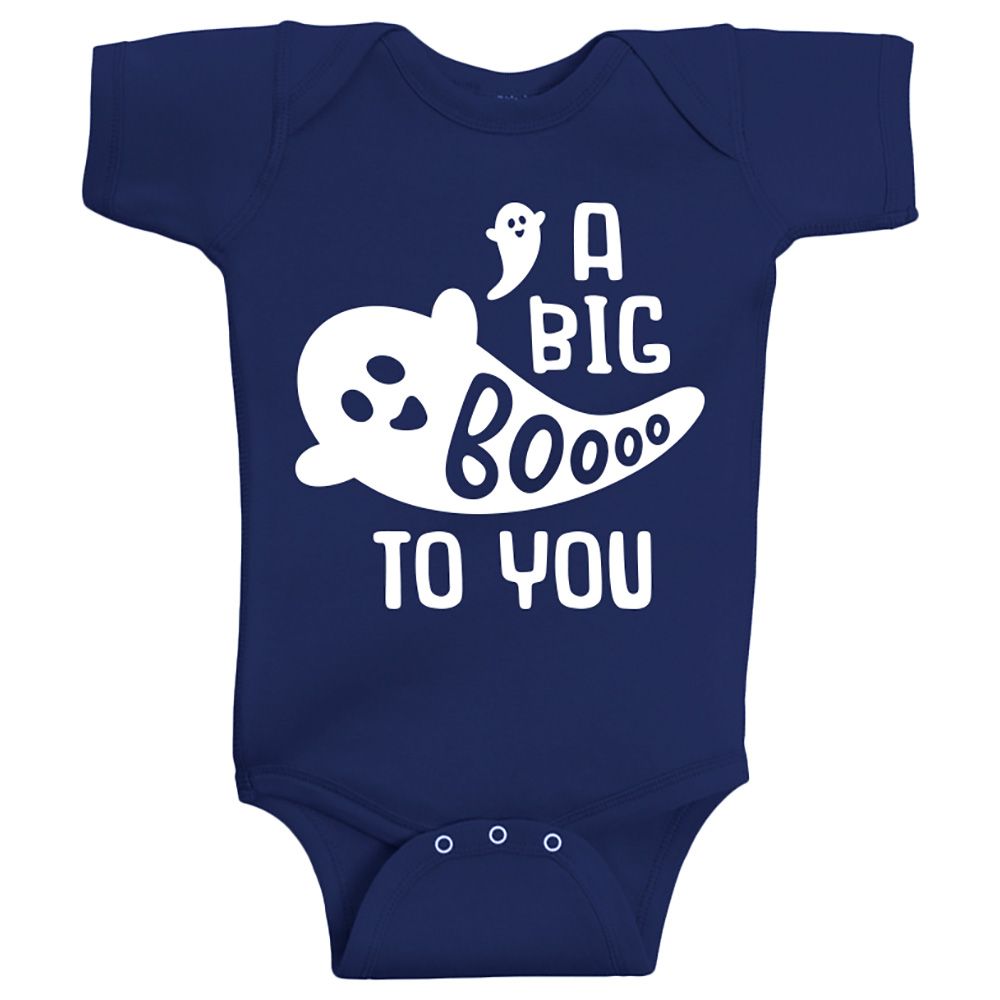 Twinkle Hands - A Big Boo To You Halloween Onesie Blue