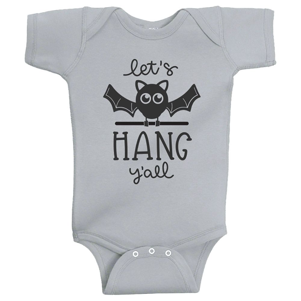 Twinkle Hands - Lets Hang Yall Halloween Onesie Grey