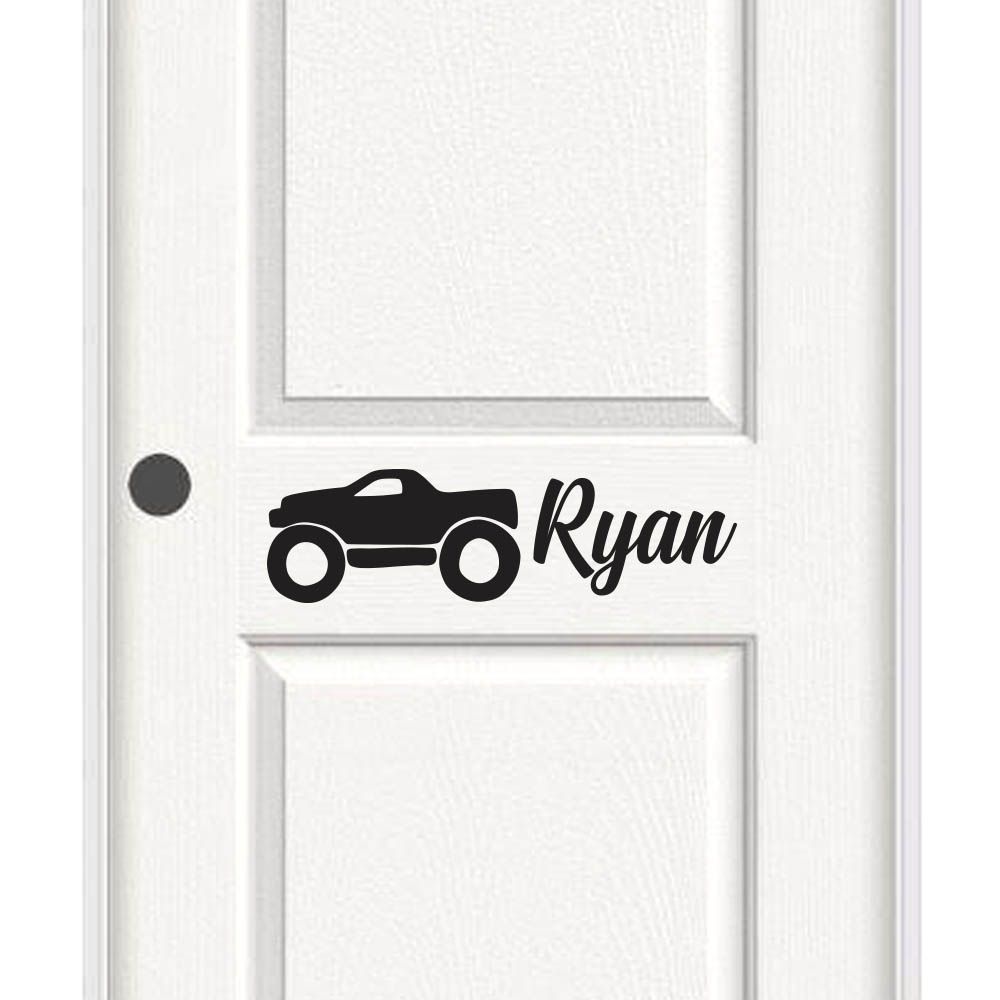 Monster Truck - Personalized Wall Decal