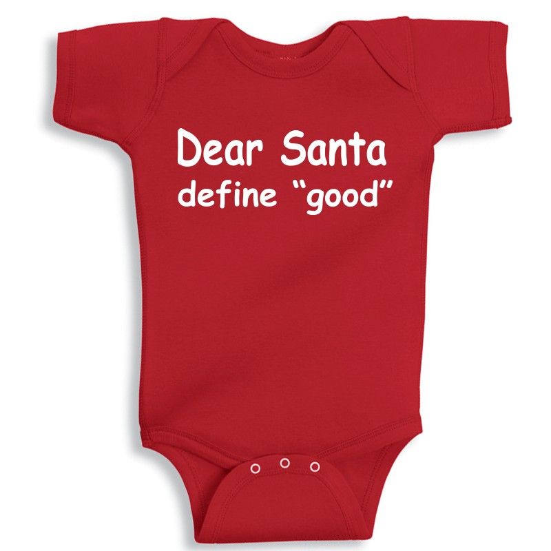 Twinkle Hands - Christmas - Santa Define Good Onesie