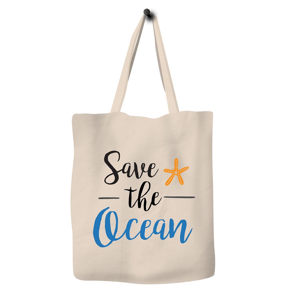 Save The Ocean - Eco Tote Bag - Save The Ocean