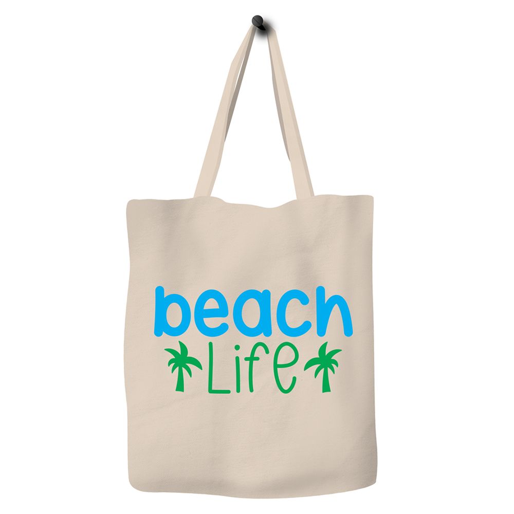 Save The Ocean - Eco Tote Bag - Beach Life - Blue