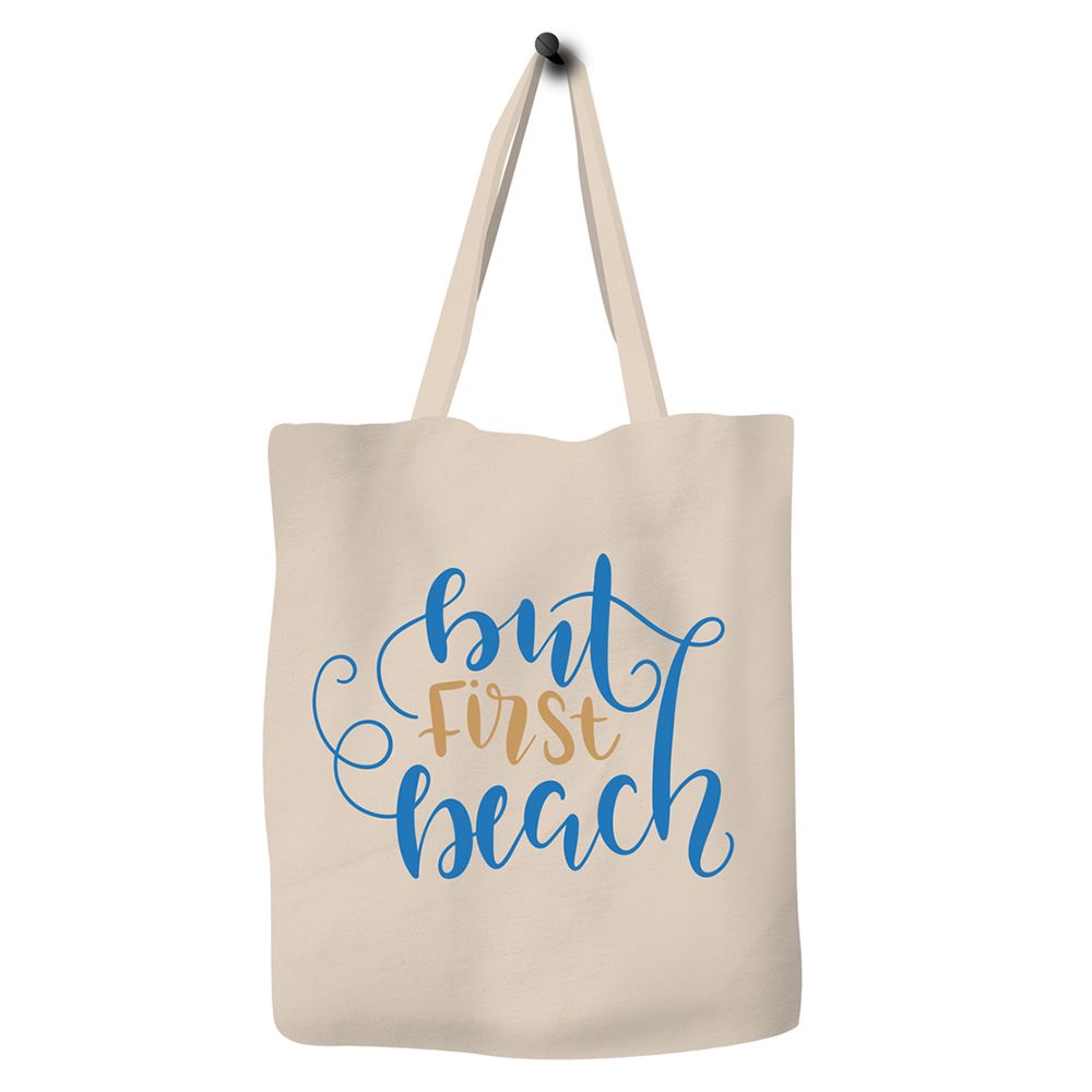 Save The Ocean - Eco Tote Bag - But First Beach