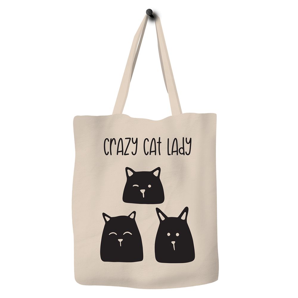 Save The Ocean - Eco Tote Bag - 3 Crazy Cat Lady