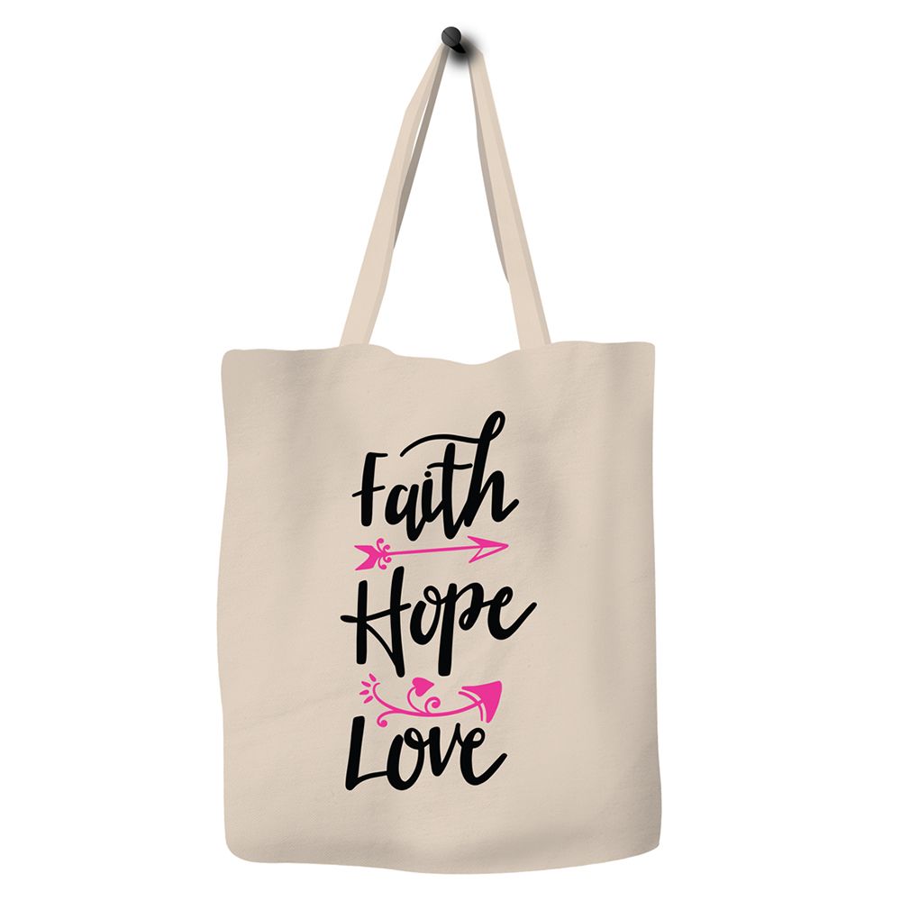 Save The Ocean - Eco Tote Bag - Faith Hope Love