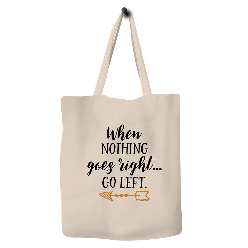 Save The Ocean - Eco Tote Bag - Go Left