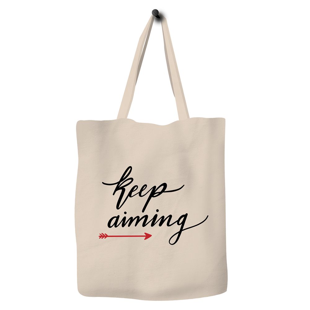 Save The Ocean - Eco Tote Bag - Keep Aiming