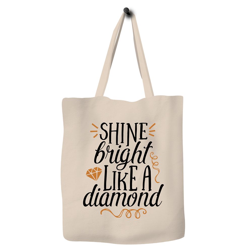 Save The Ocean - Eco Tote Bag - Shine Bright Like A Diamond