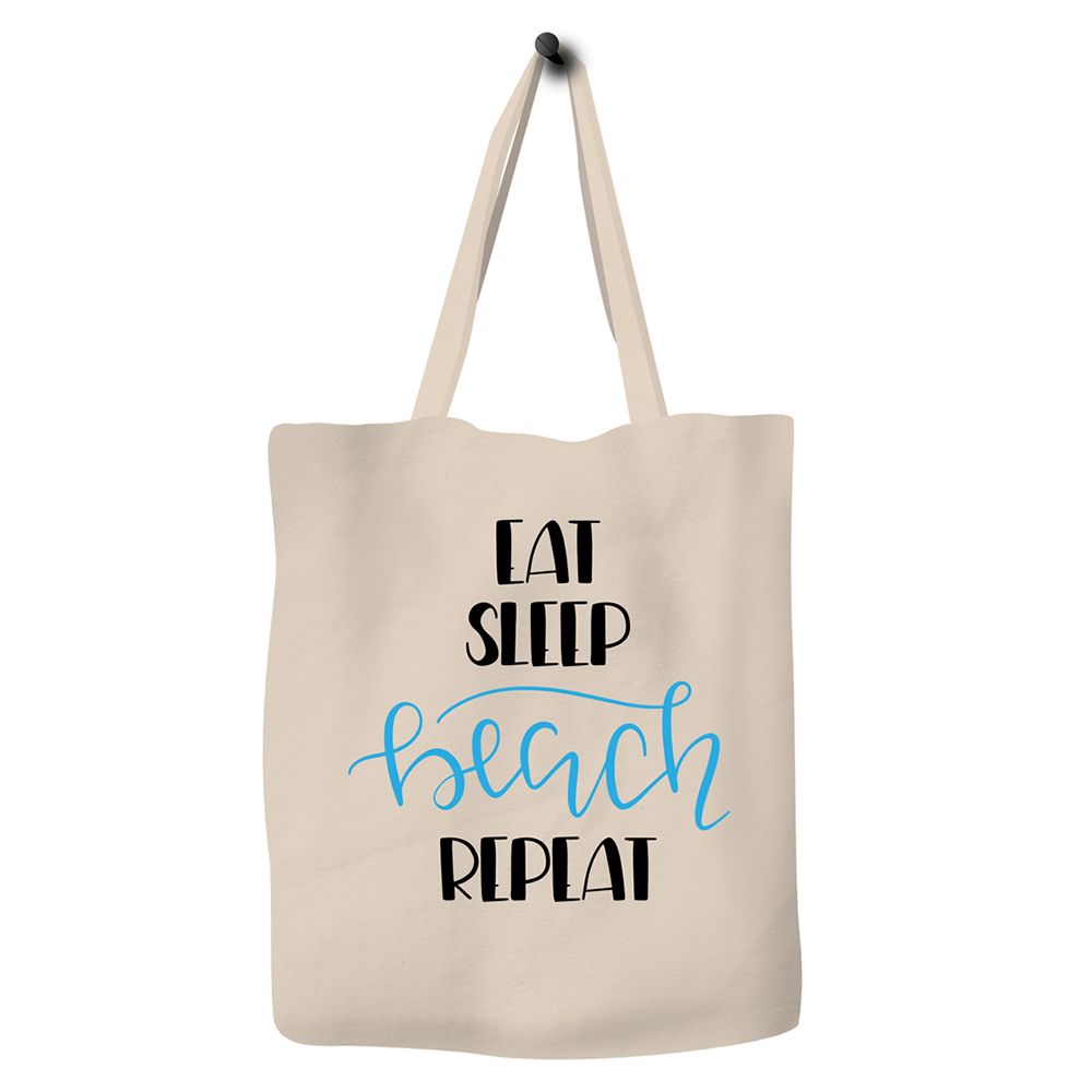 Save The Ocean - Eco Tote Bag - Eat Sleep Beach Repeat