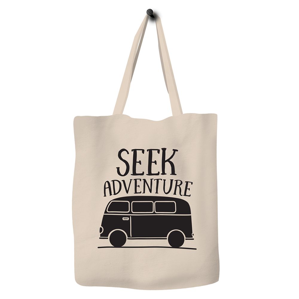 Save The Ocean - Eco Tote Bag - Seek Adventure - Black