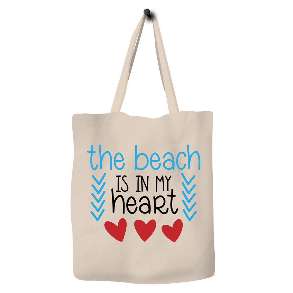 Save The Ocean - Eco Tote Bag - The Beach Is In My Heart