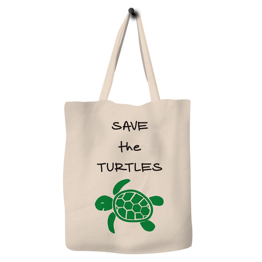 Save The Ocean - Eco Tote Bag - Save The Turtles