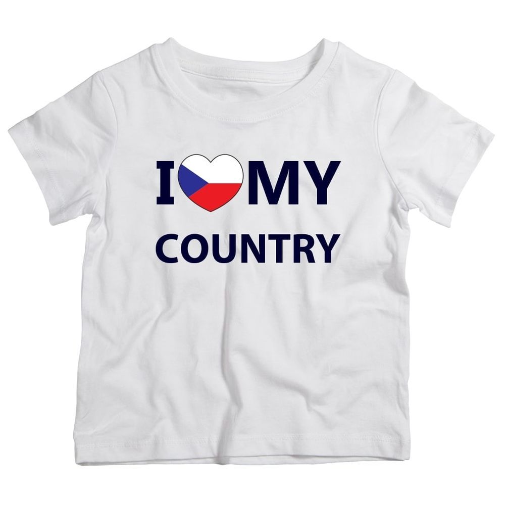 Twinkle Hands - I Love My Country Czech T-Shirt