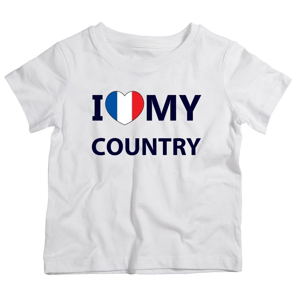 Twinkle Hands - I Love My Country France T-Shirt