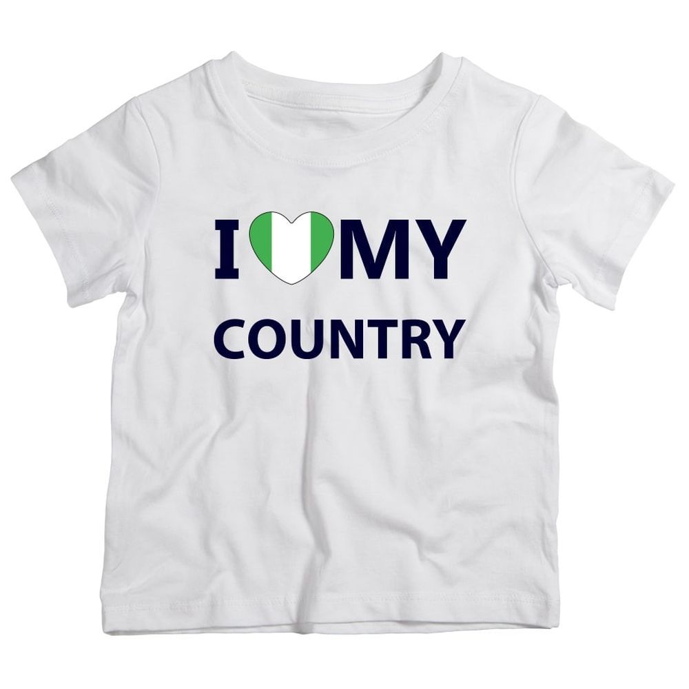 Twinkle Hands - I Love My Country Nigeria T-Shirt