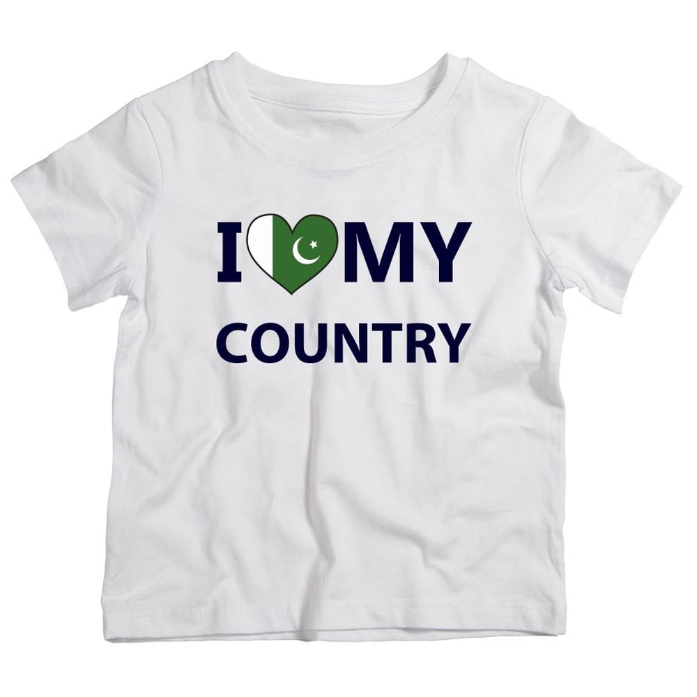 Twinkle Hands - I Love My Country Pakistan T-Shirt