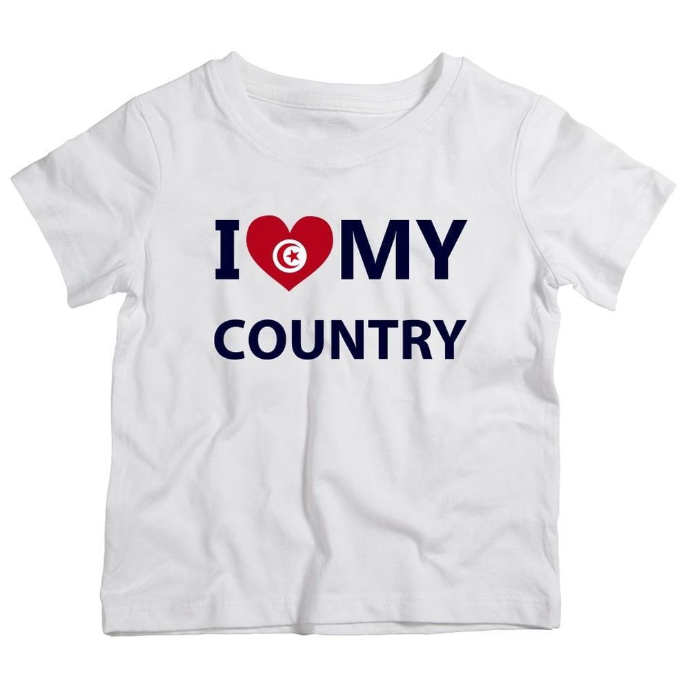 Twinkle Hands - I Love My Country Tunisia T-Shirt