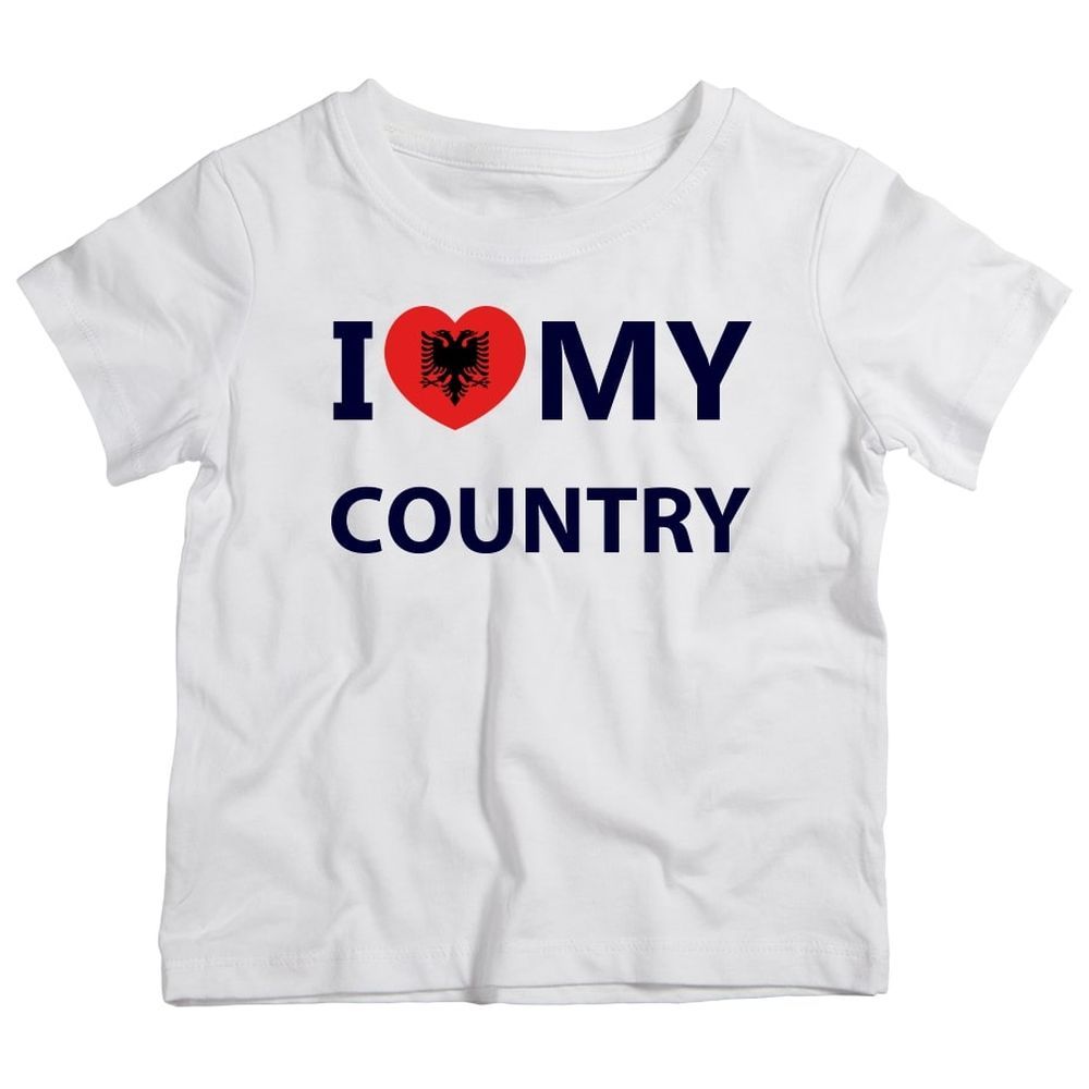 Twinkle Hands - I Love My Country Albania T-Shirt