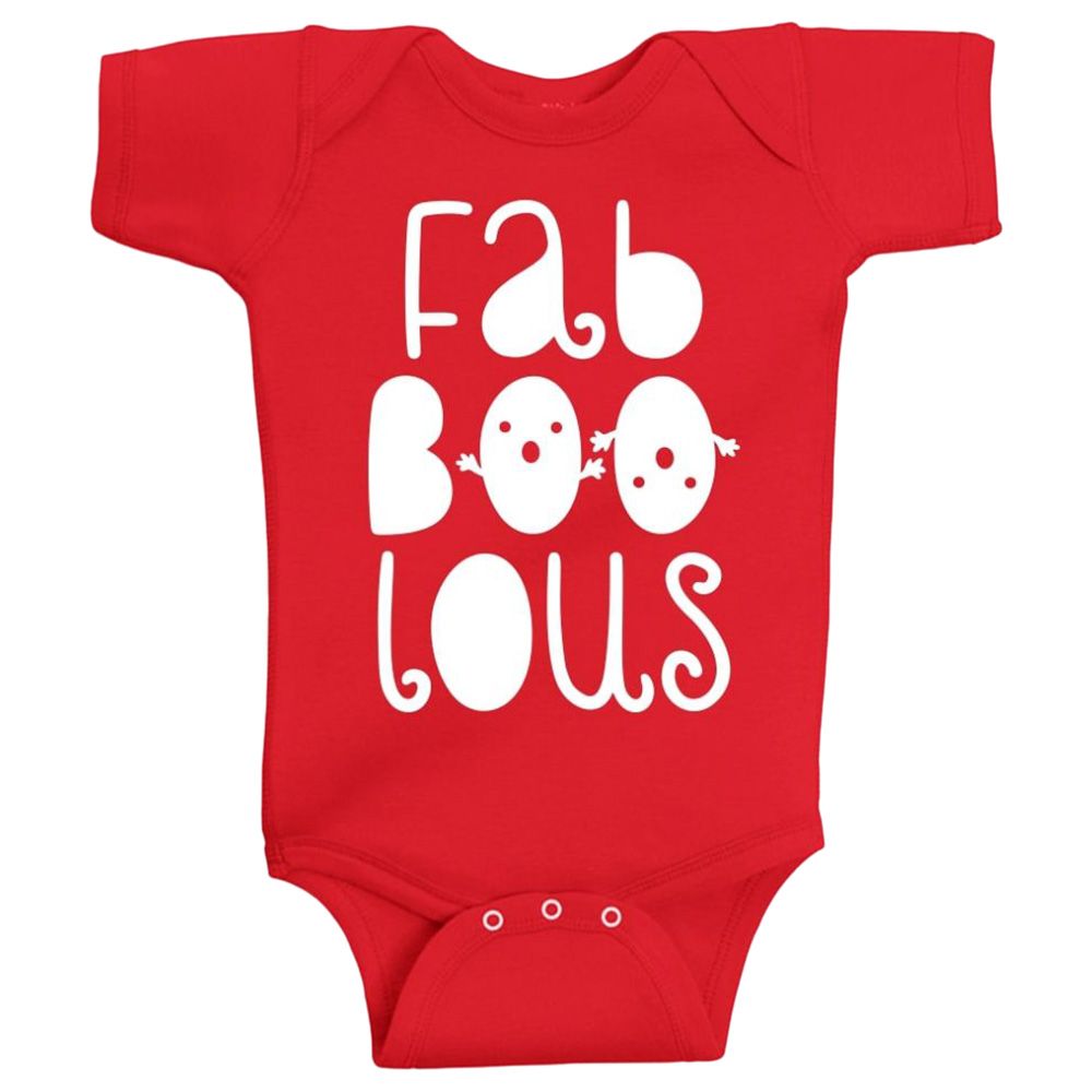 Twinkle Hands - Fabboolus Halloween Baby Onesie - Red