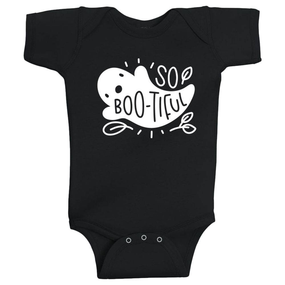 Twinkle Hands - Bootiful Halloween Baby Onesie Black 