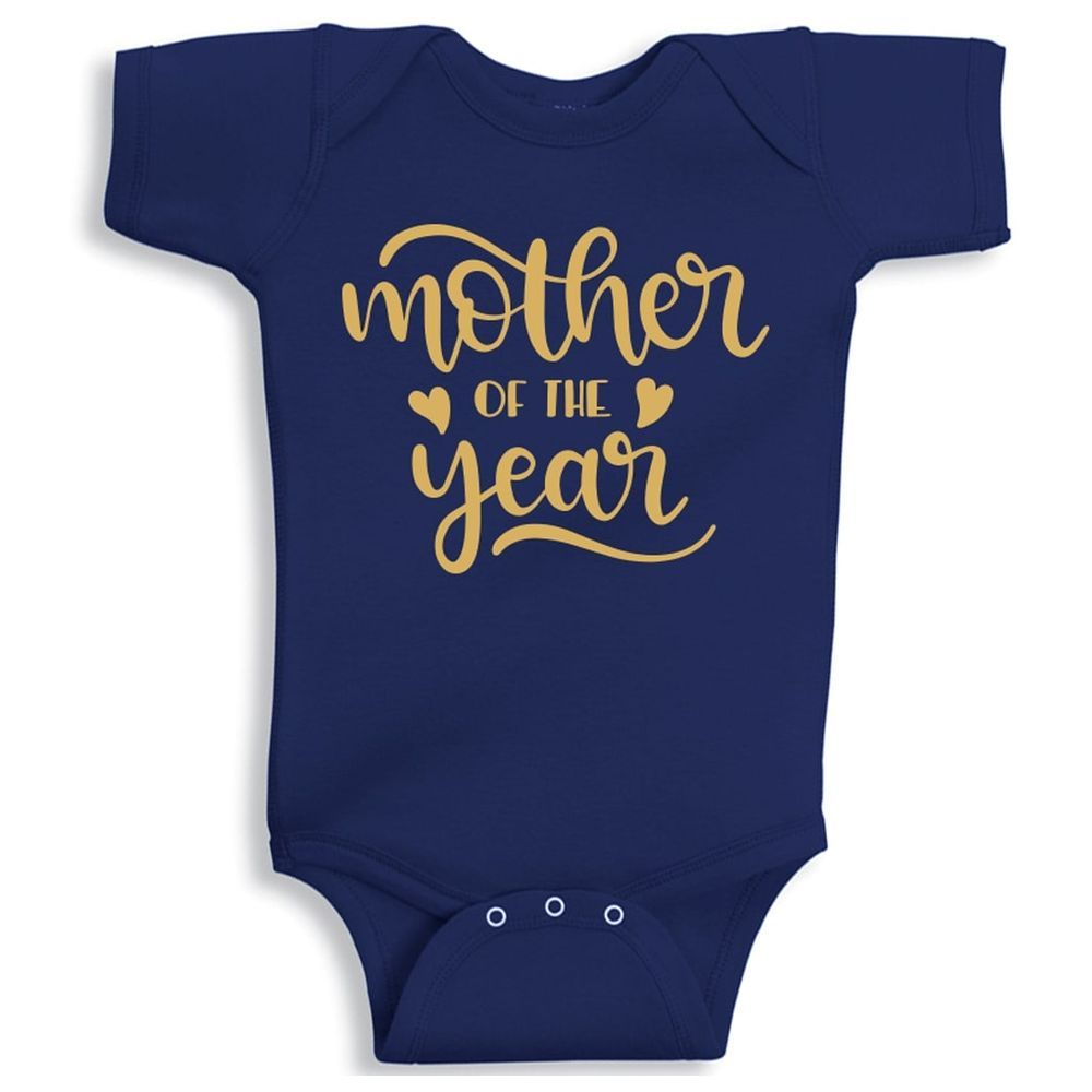 Twinkle Hands - Mother Of The Year Onesie - Navy Blue