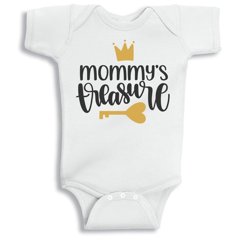 Twinkle Hands - Mommy Treasure Onesie - White