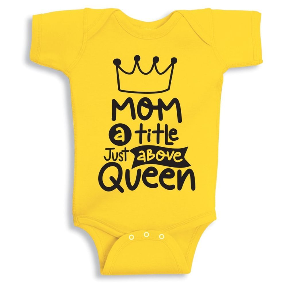 Twinkle Hands - Mom A Little Above The Queen Onesie