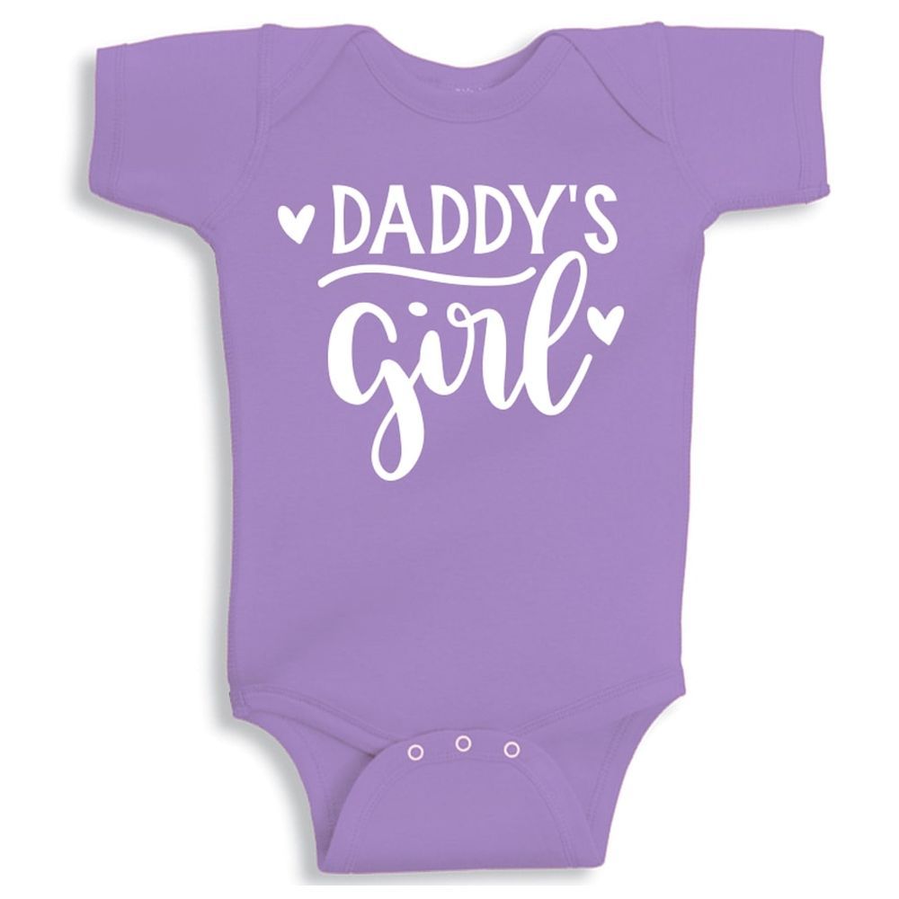 Twinkle Hands - Daddy's Girl Onesie - Purple