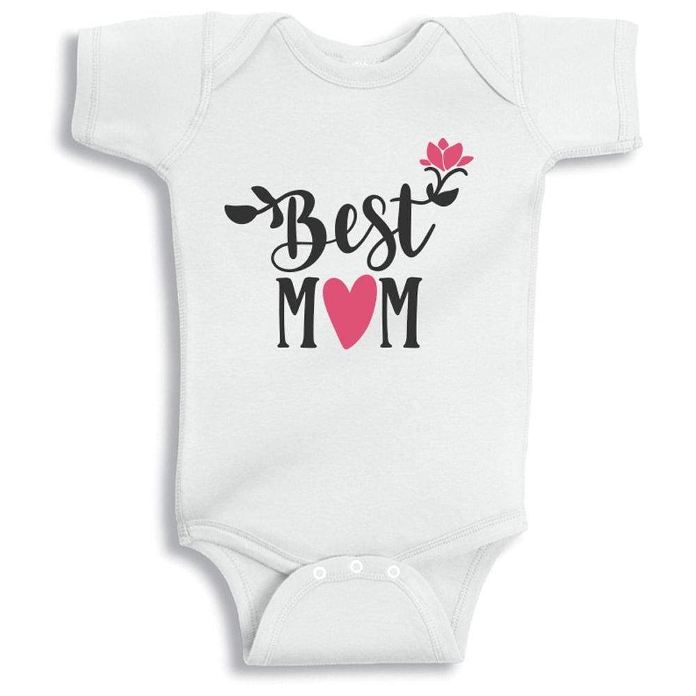 Twinkle Hands - Best Mom Onesie - White