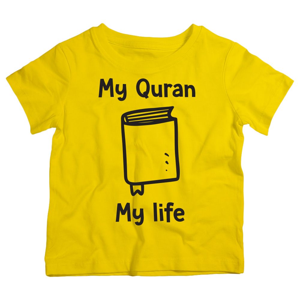 Twinkle Hands - My Quran My Life T-Shirt - Yellow