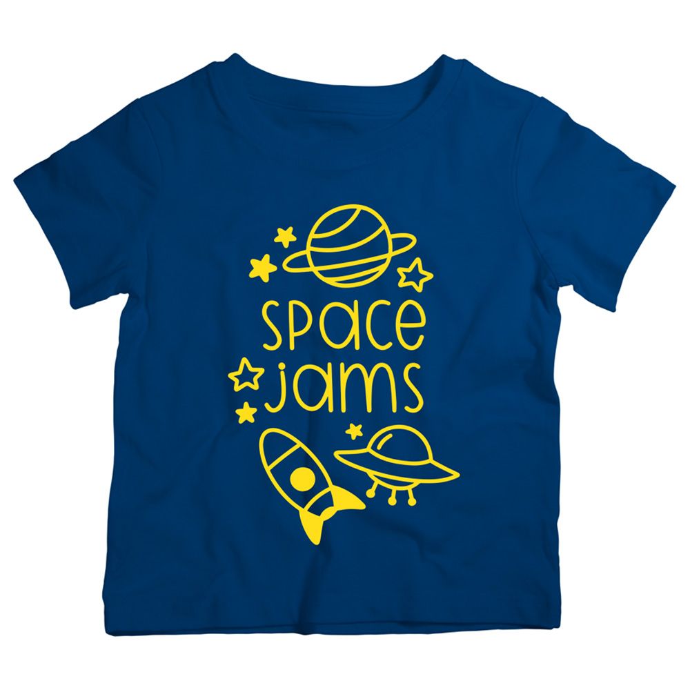 Twinkle Hands - Space Jam Cotton T-Shirt - Blue