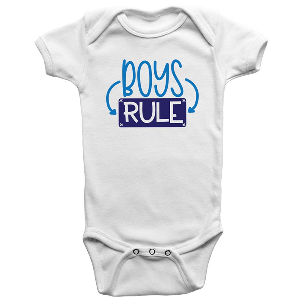 Limited Edition - Boys Rule Onesie Bodysuit