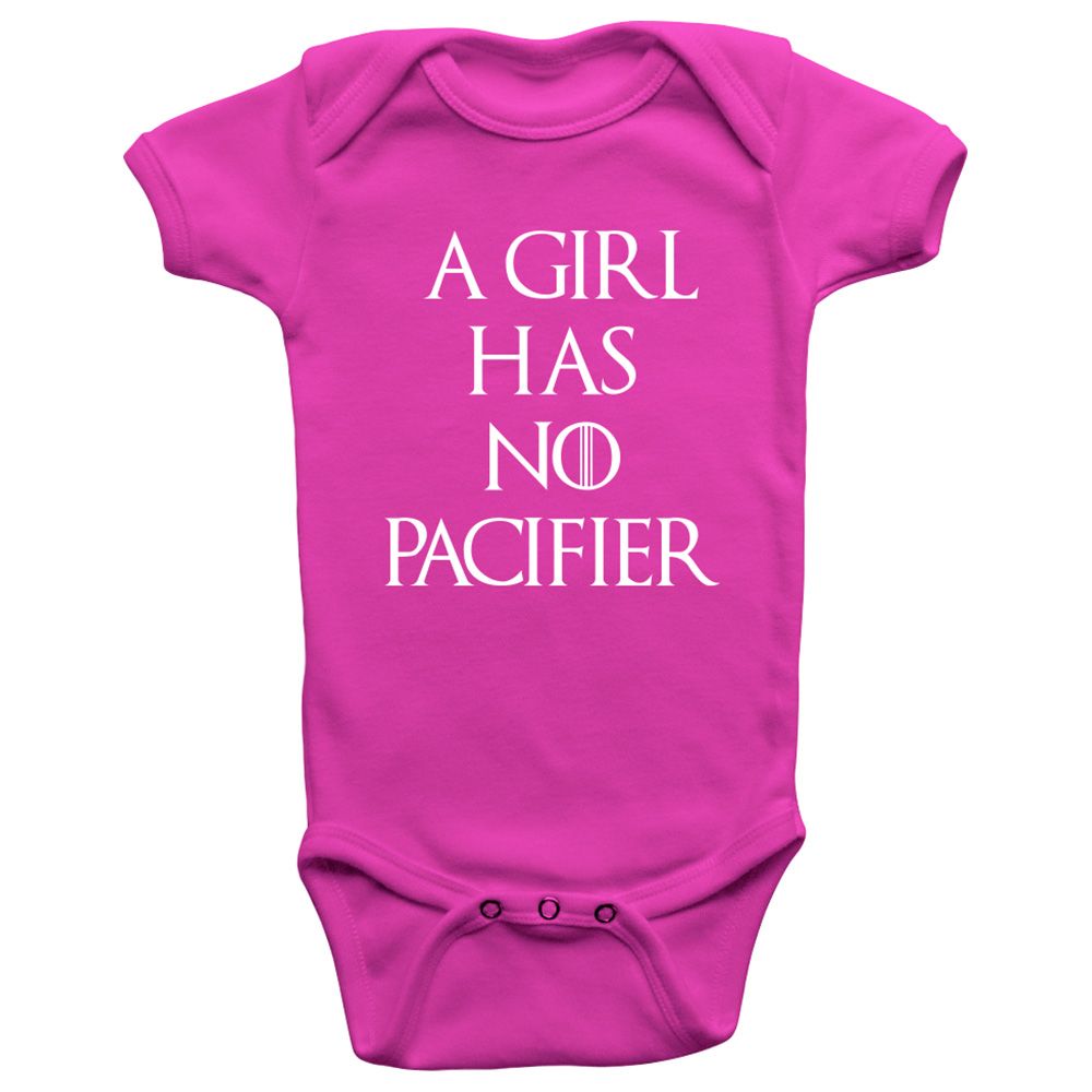 Limited Edition - A Girl Has No Pacifier Onesie Bodysuit