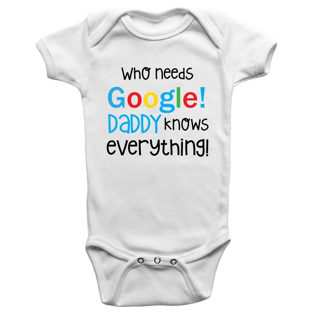 Limited Edition - Daddy knows everything Onesie Bodysuit