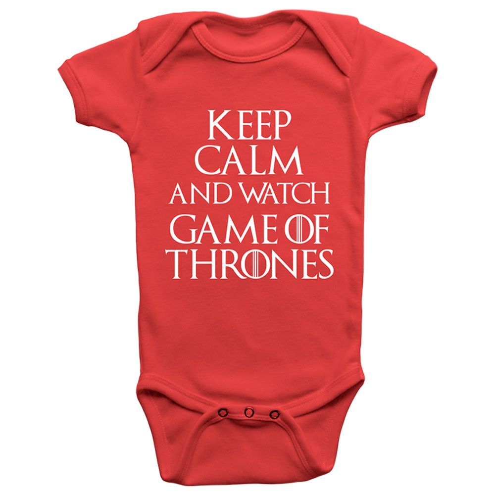 Limited Edition - Keep Calm And Watch Game Of Thrones Onesie