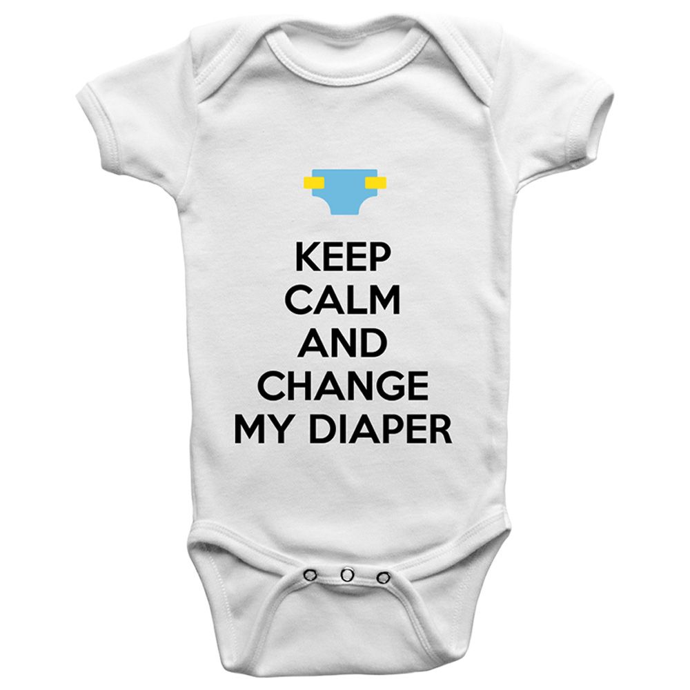 Limited Edition - Keep Calm And Change My Diaper Onesie