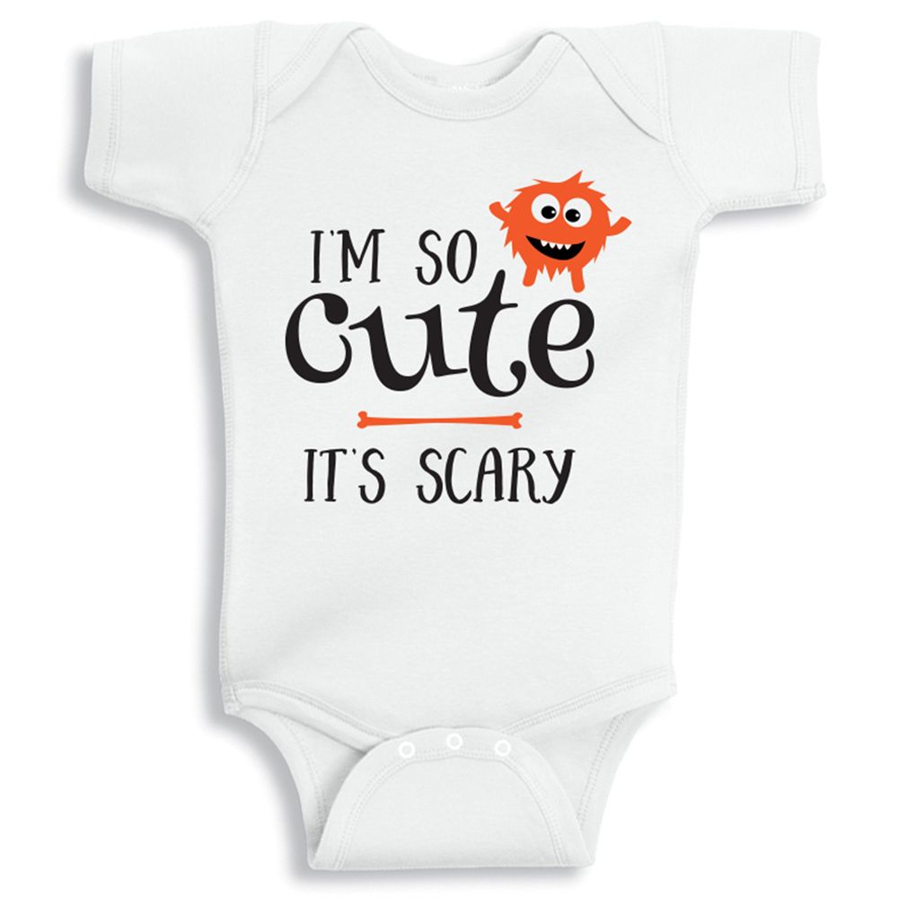 Twinkle Hands - I am so cute its scary Onesie - White