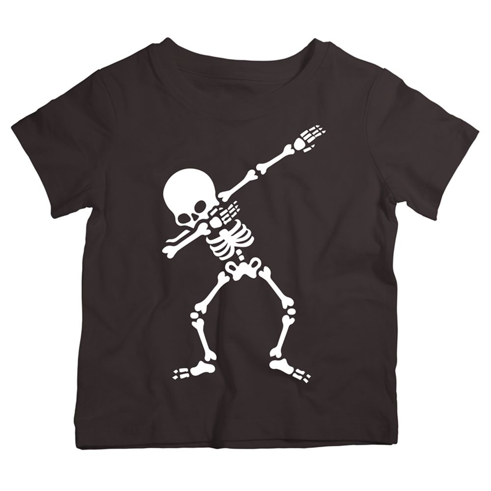 Twinkle Hands - Dancing Skeleton T-shirt - Black 