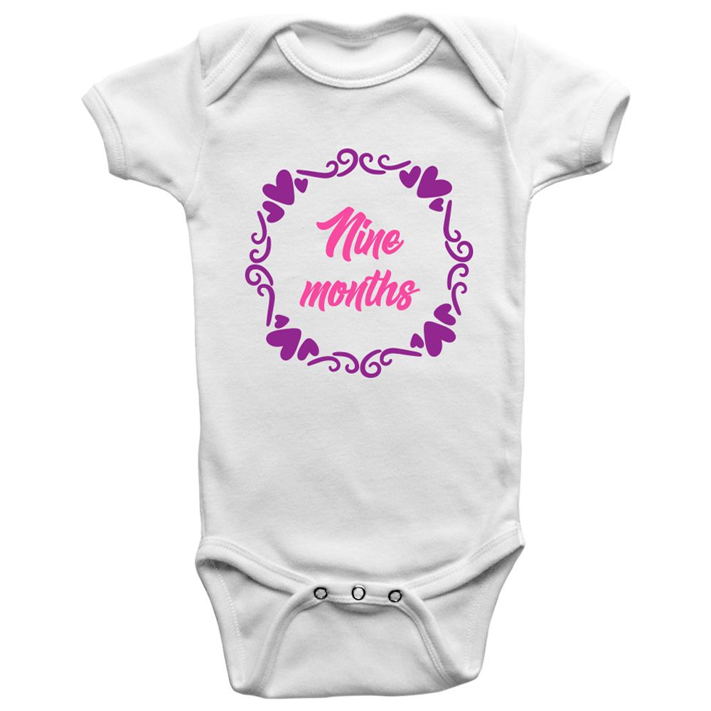 Limited Edition - Nine Months Onesie Bodysuit - Violet