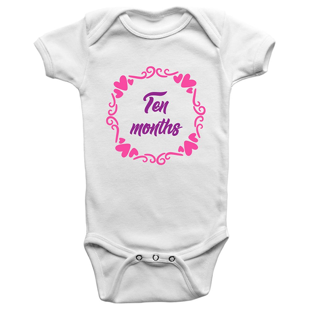 Limited Edition - Ten Months Onesie Bodysuit - Pink