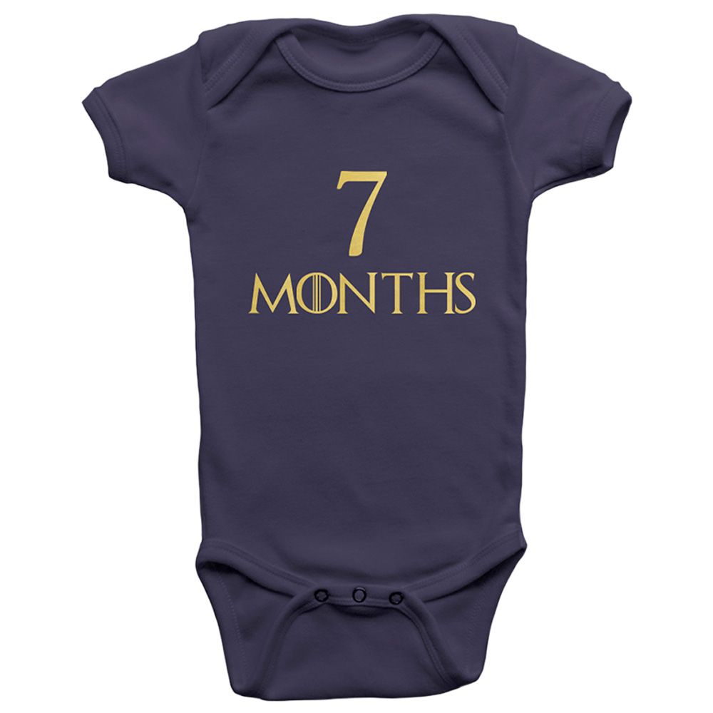 Limited Edition - Seven Months Onesie Bodysuit - Navy