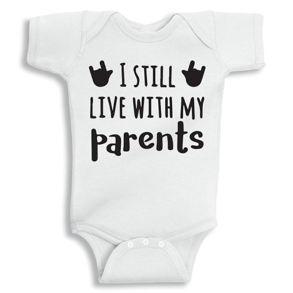 Twinkle Hands - I Still Live With My Parents Onesie