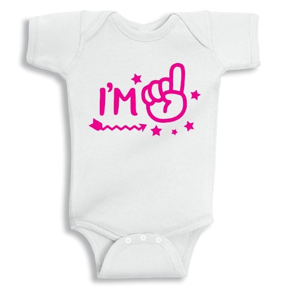 Twinkle Hands - I Am One Onesie - Pink