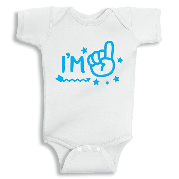 Twinkle Hands - I Am One Onesie - Blue