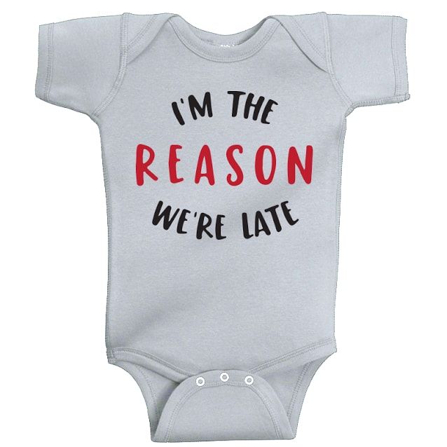 Twinkle Hands - I'm the reason we are late Onesie