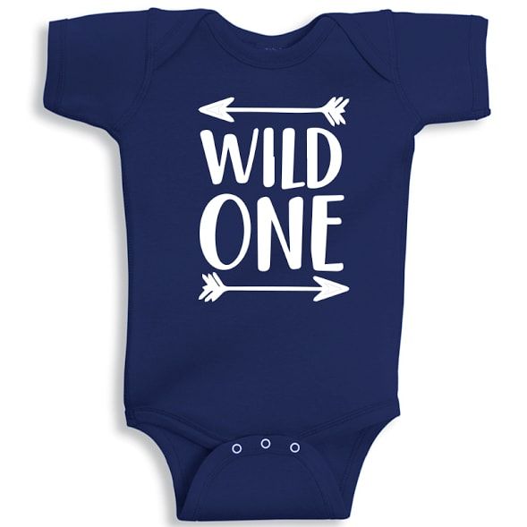 Twinkle Hands - Wild One Onesie - Blue