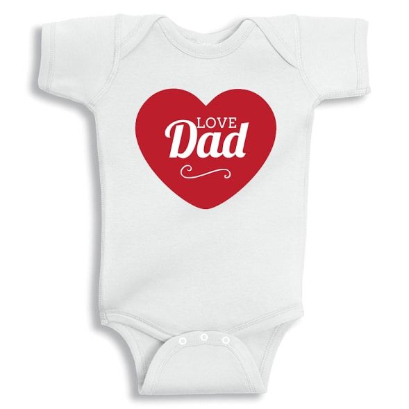 Twinkle Hands - Love Dad Onesie - Big Heart