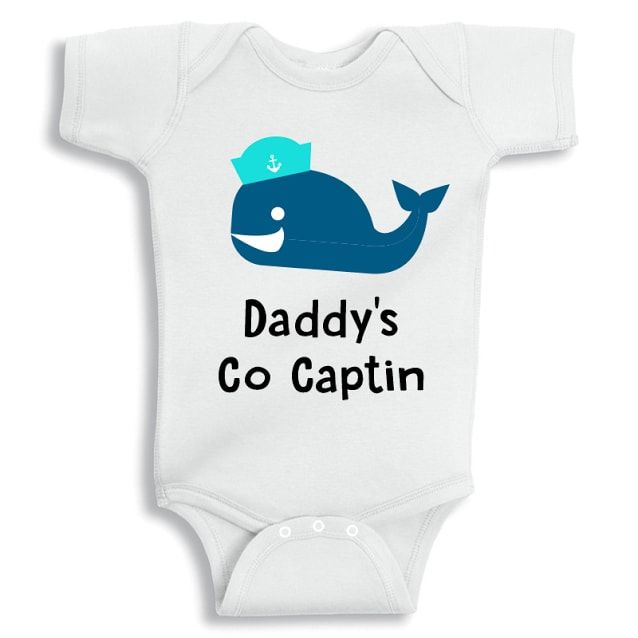 Twinkle Hands - Daddy's Co Captin Onesie