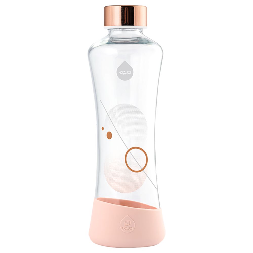 Equa - Metallic Rose Gold Water Bottle 550ml