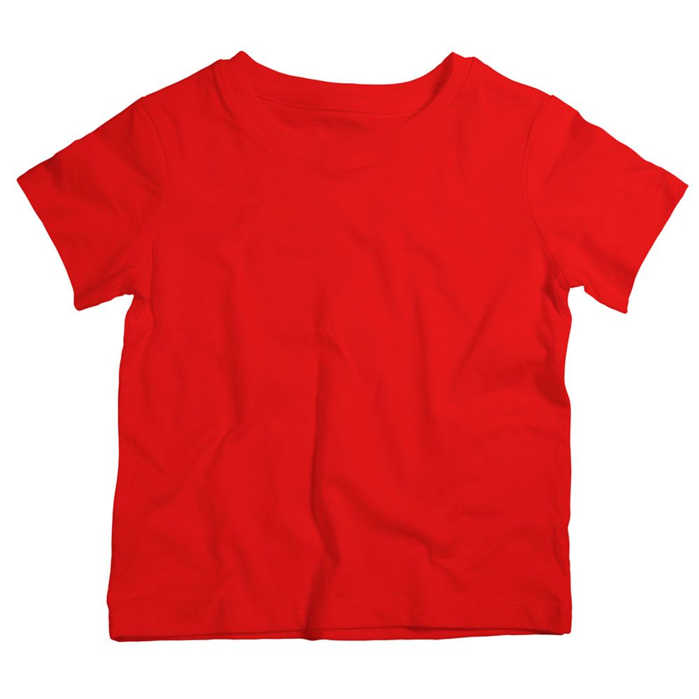 Twinkle Hands - Basic Cotton T-Shirt - Red